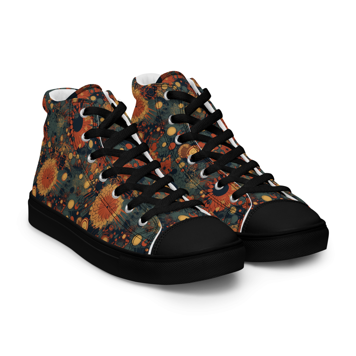 Trampled Flowers - Green/Blue - Women’s Shoe