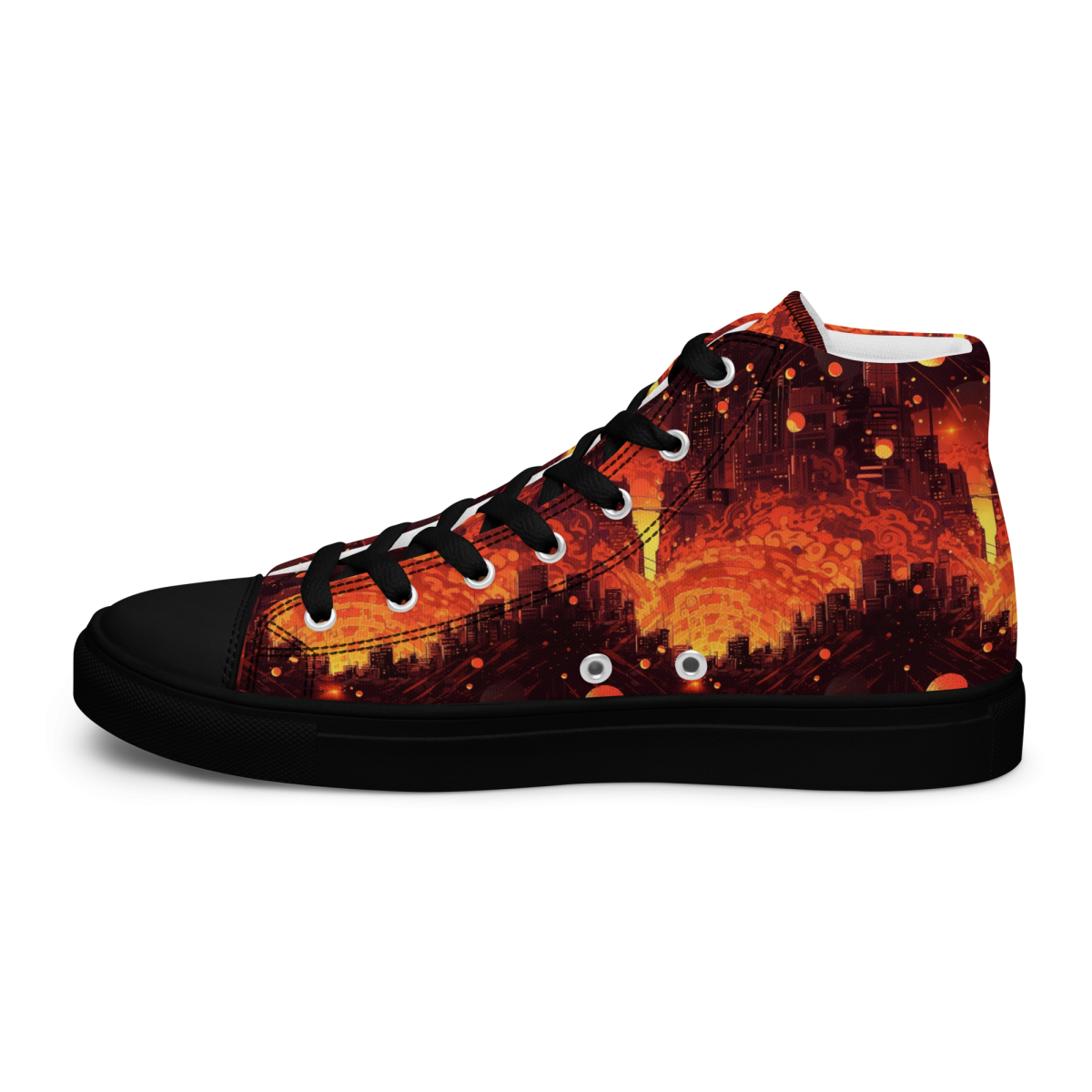 Spiral Flame - Orange/Black - Women’s Shoe - Image 14