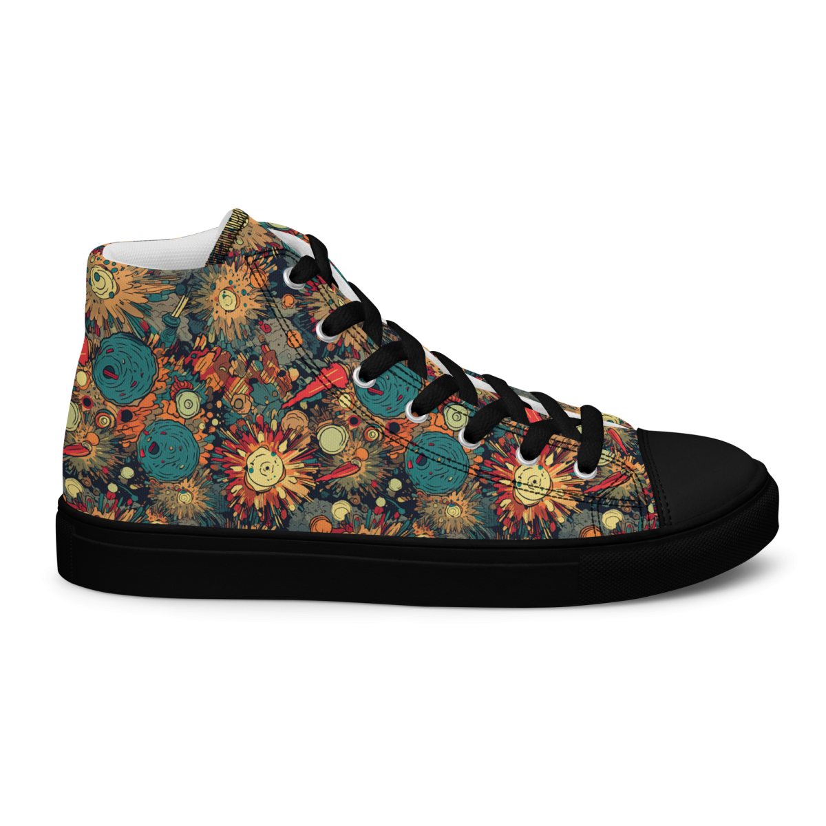 Flaming Fission - Blue/Yellow - Women’s Shoe - Image 13
