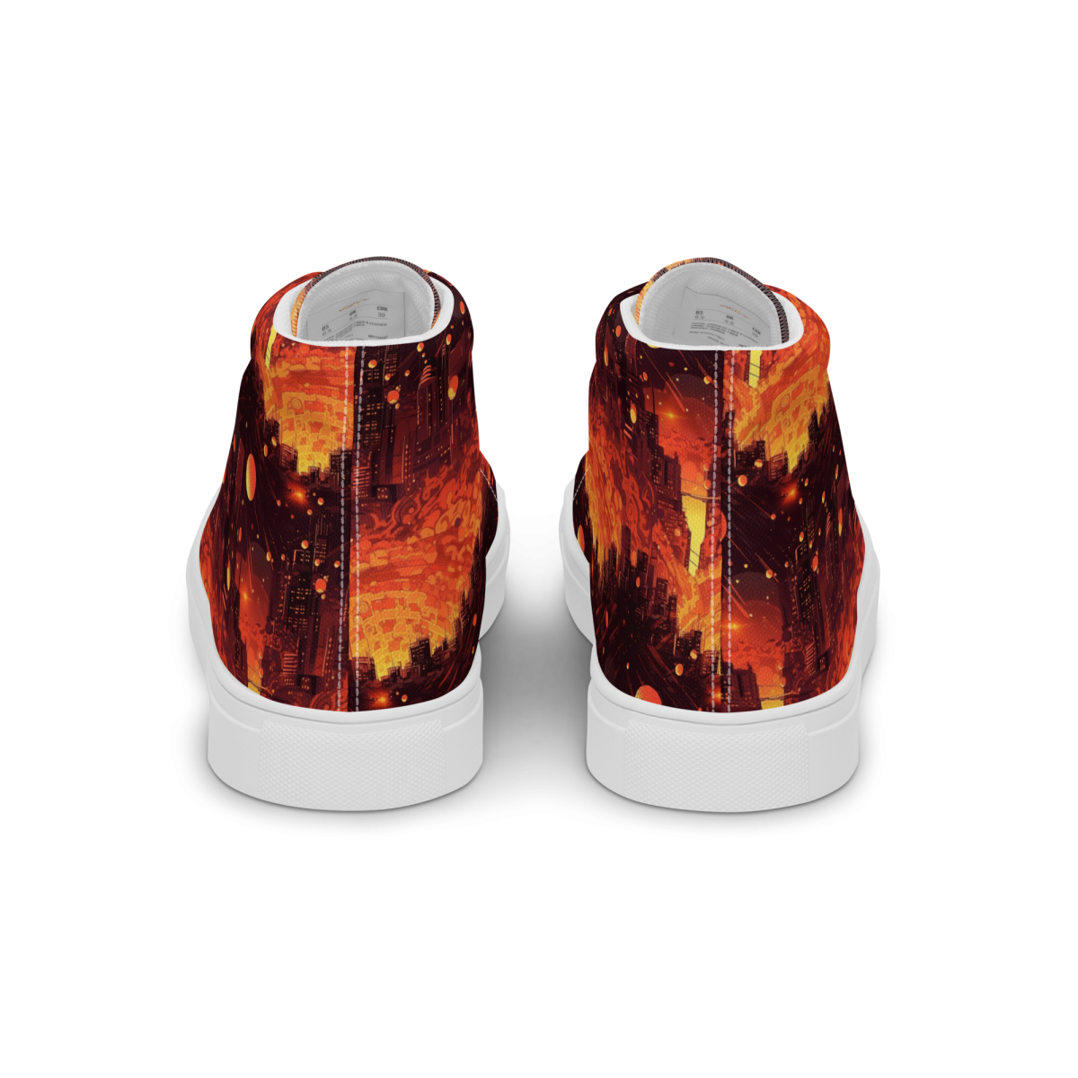 Spiral Flame - Orange/Black - Women’s Shoe - Image 37