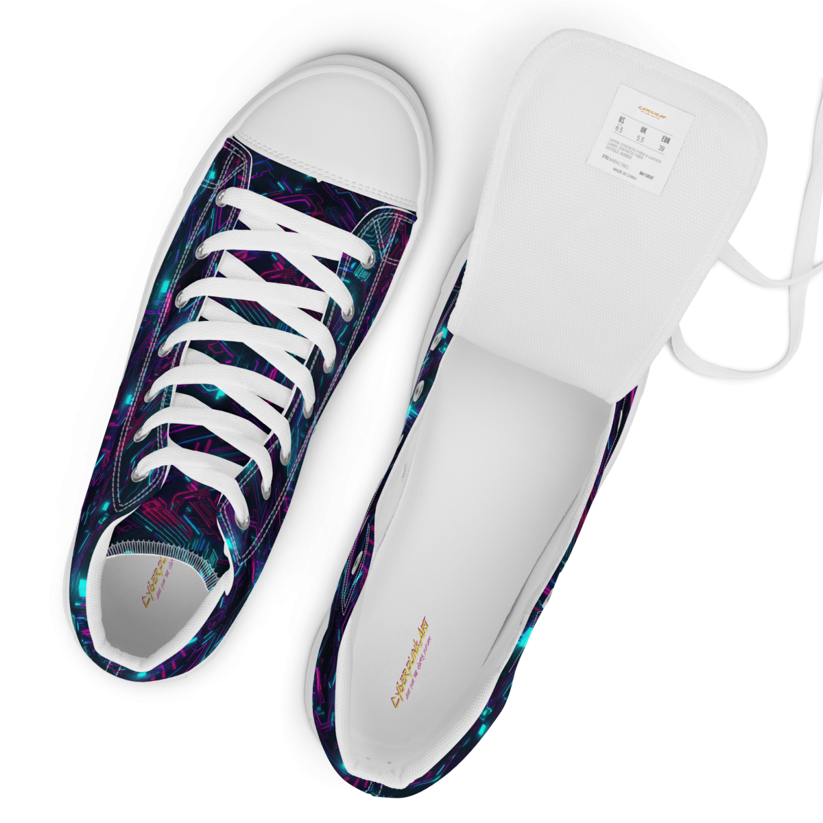 Cyberspace Circuits - Blue - Women’s Shoe - Image 14