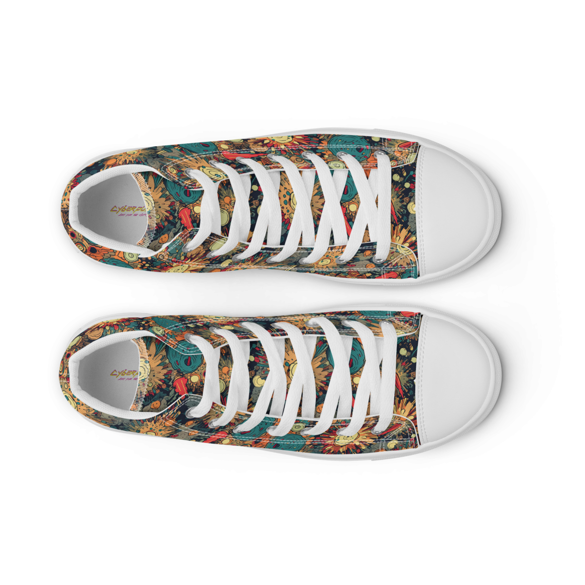 Flaming Fission - Blue/Yellow - Women’s Shoe - Image 43