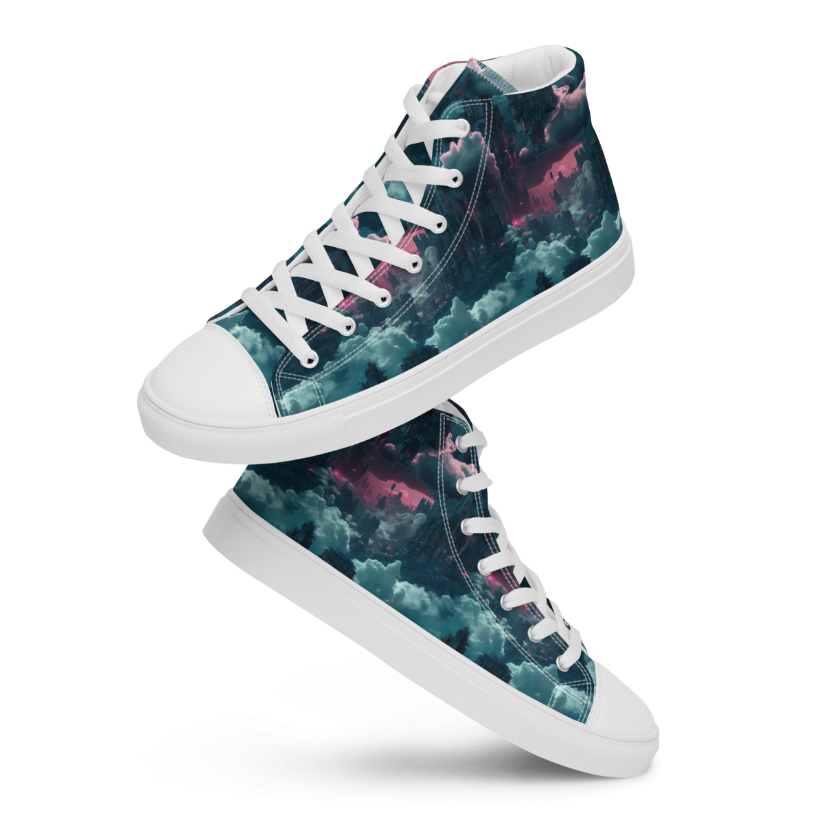 Cloudy Skyscraper - Blue/Magenta - Women’s Shoe - Image 19