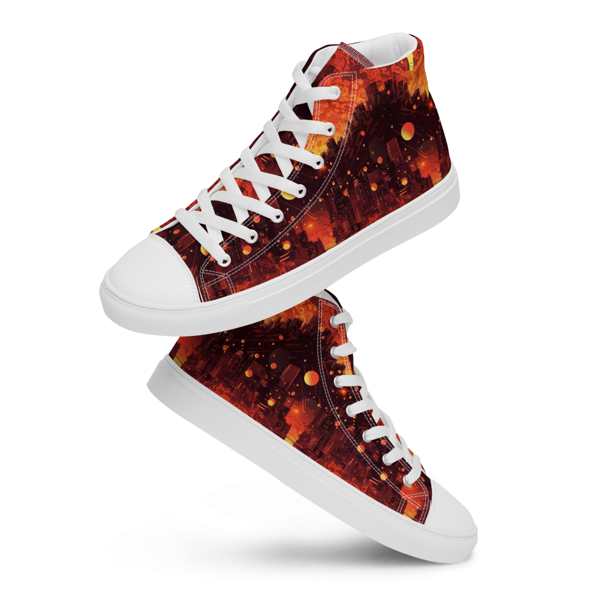 Spiral Flame - Orange/Black - Women’s Shoe - Image 19