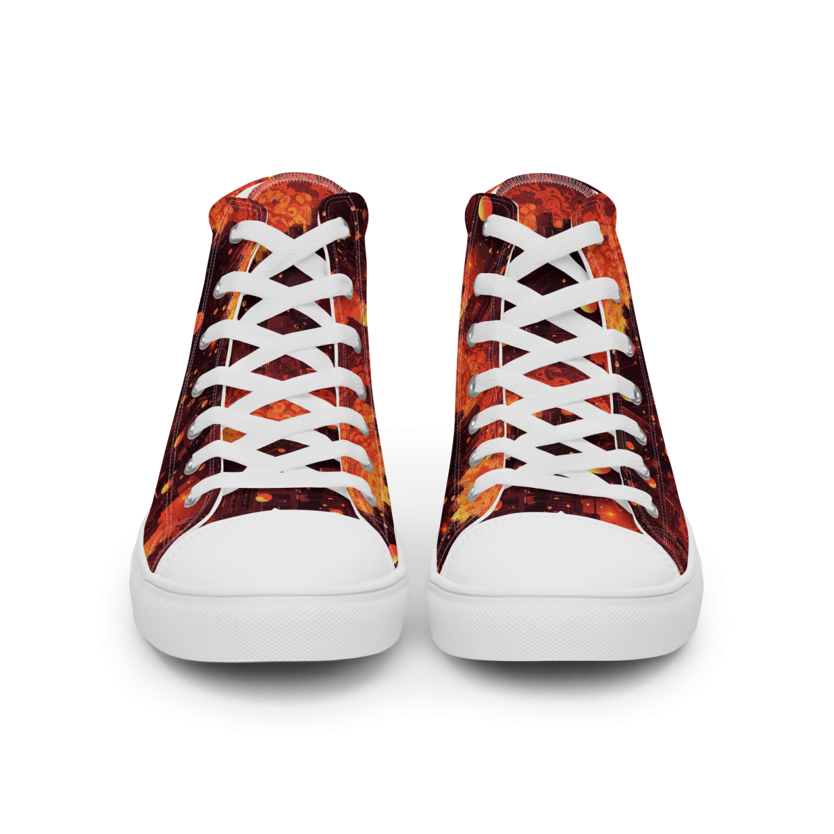 Spiral Flame - Orange/Black - Women’s Shoe - Image 43