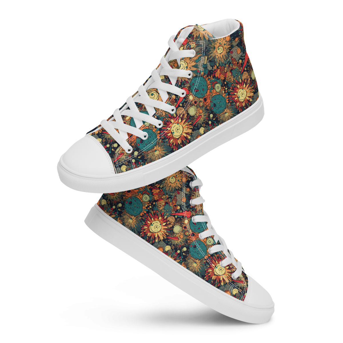 Flaming Fission - Blue/Yellow - Women’s Shoe - Image 18