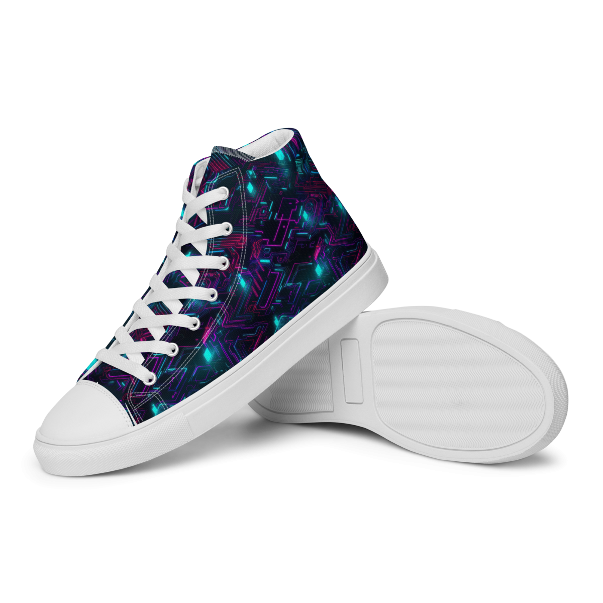Cyberspace Circuits - Blue - Women’s Shoe - Image 19