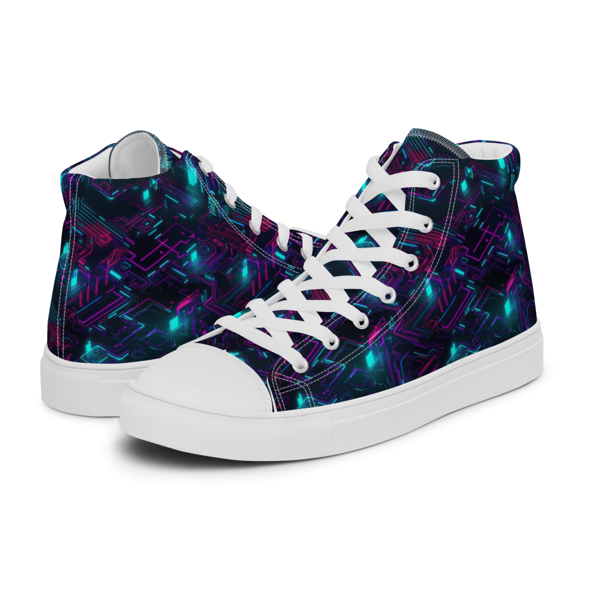 Cyberspace Circuits - Blue - Women’s Shoe - Image 21