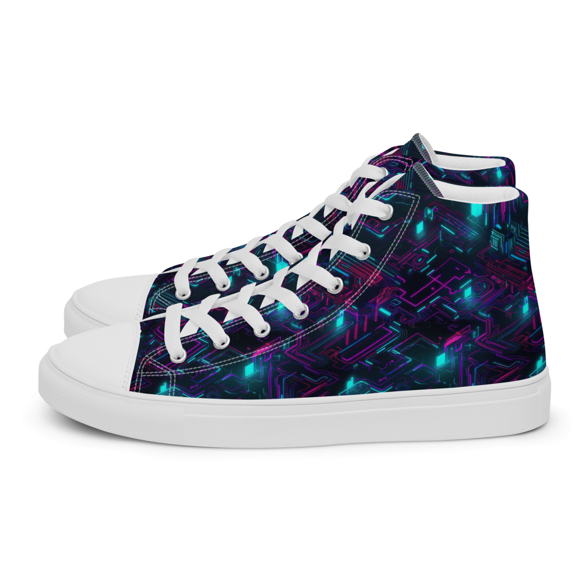 Cyberspace Circuits - Blue - Women’s Shoe - Image 35