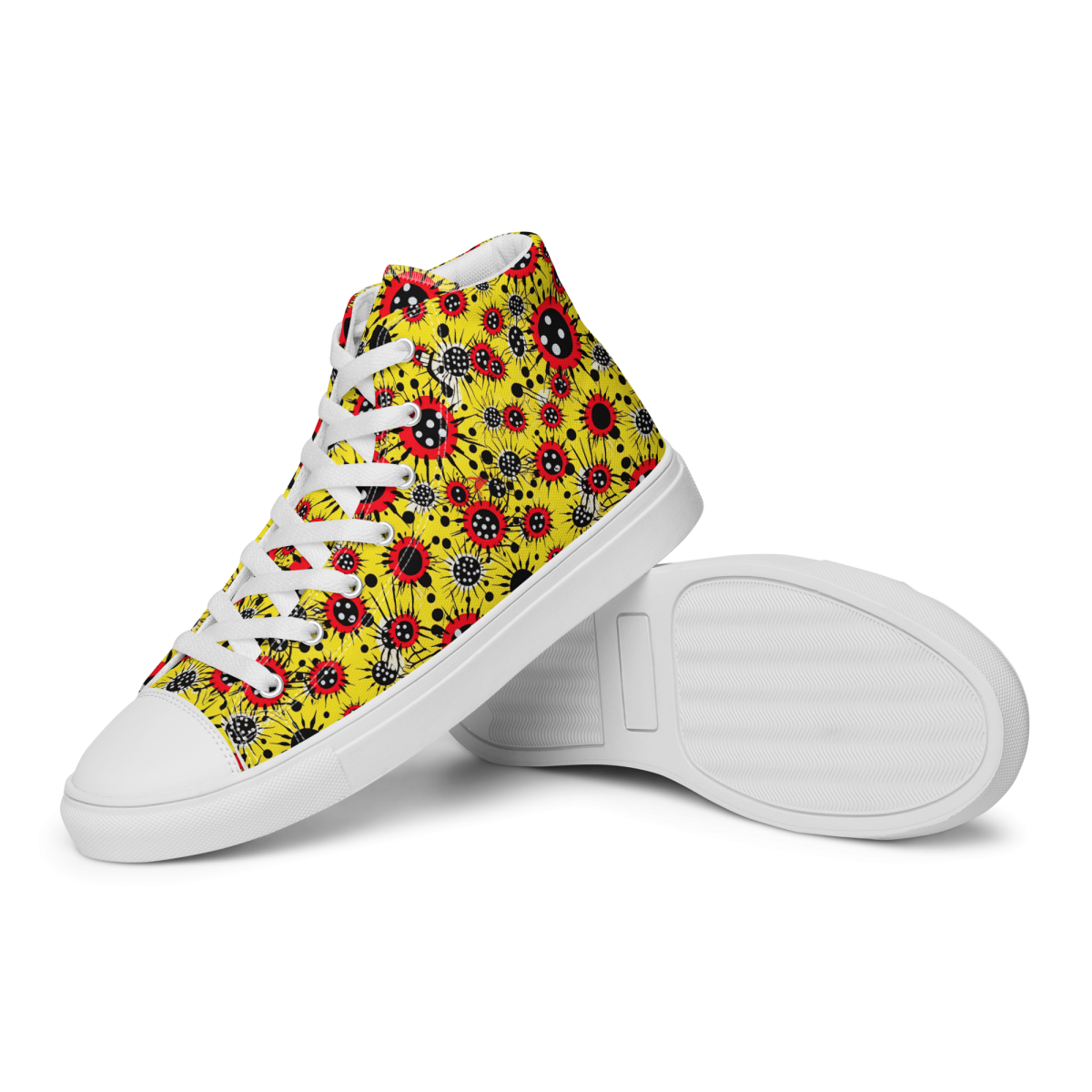 Virus Attack - Yellow/Red - Women’s Shoe - Image 20