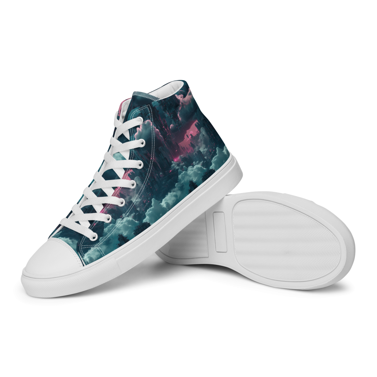 Cloudy Skyscraper - Blue/Magenta - Women’s Shoe - Image 20