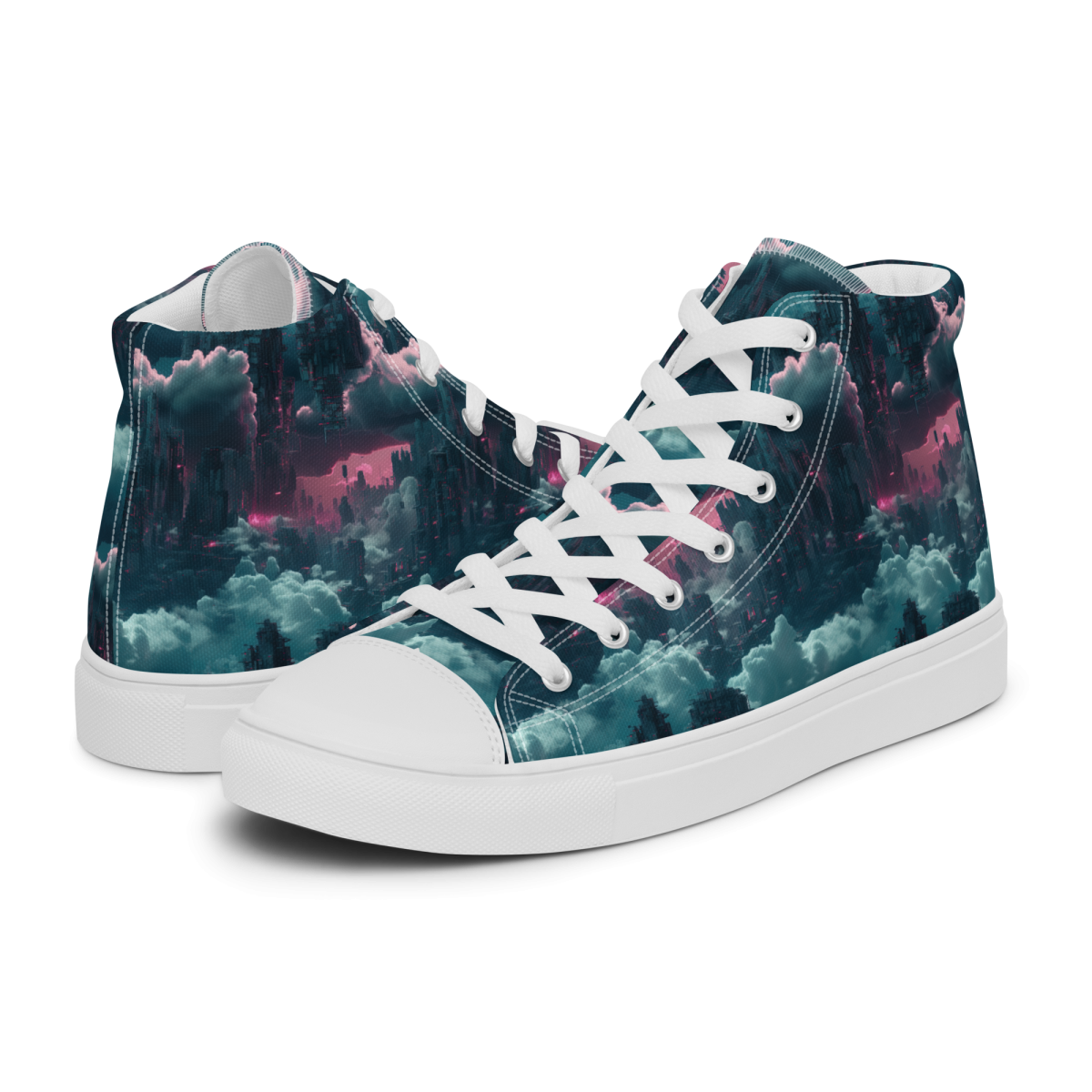 Cloudy Skyscraper - Blue/Magenta - Women’s Shoe - Image 22