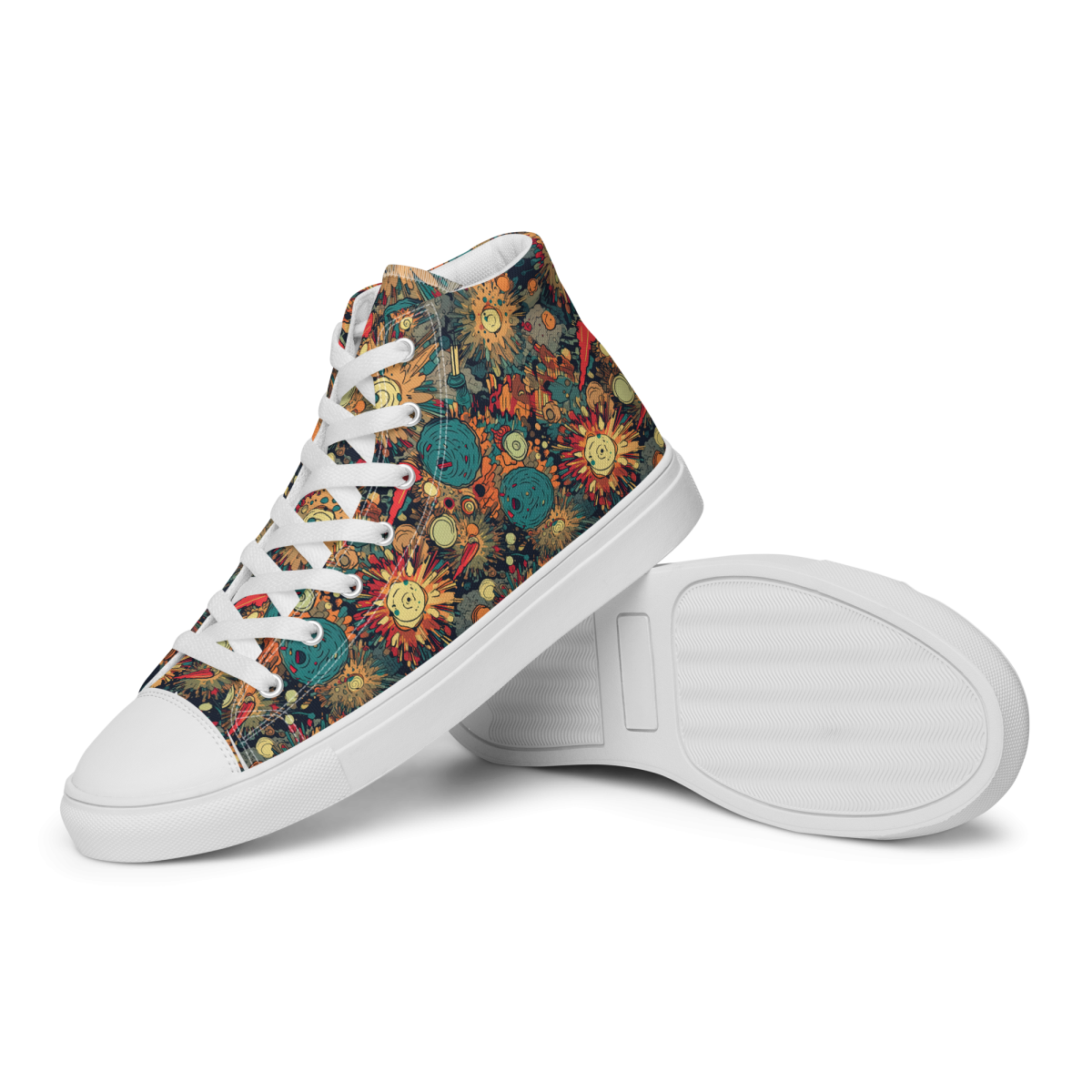 Flaming Fission - Blue/Yellow - Women’s Shoe - Image 19