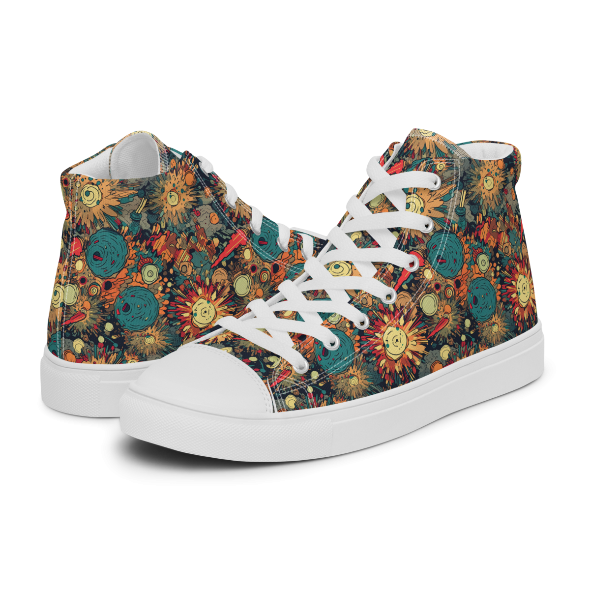 Flaming Fission - Blue/Yellow - Women’s Shoe - Image 21
