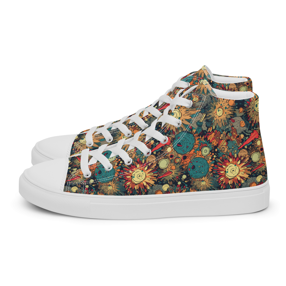 Flaming Fission - Blue/Yellow - Women’s Shoe - Image 35