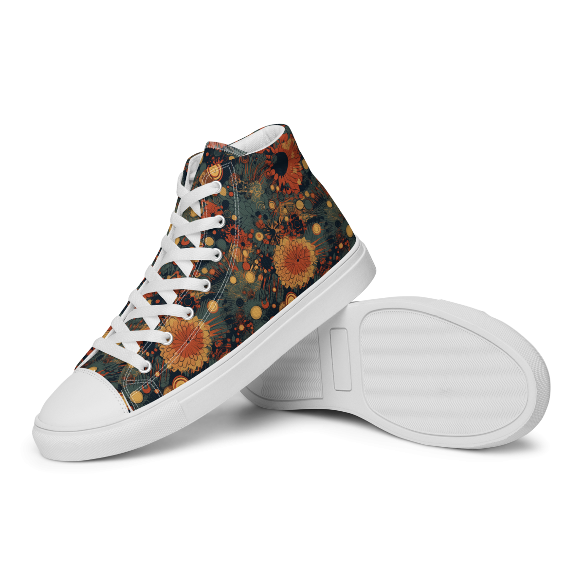 Trampled Flowers - Green/Blue - Women’s Shoe - Image 20