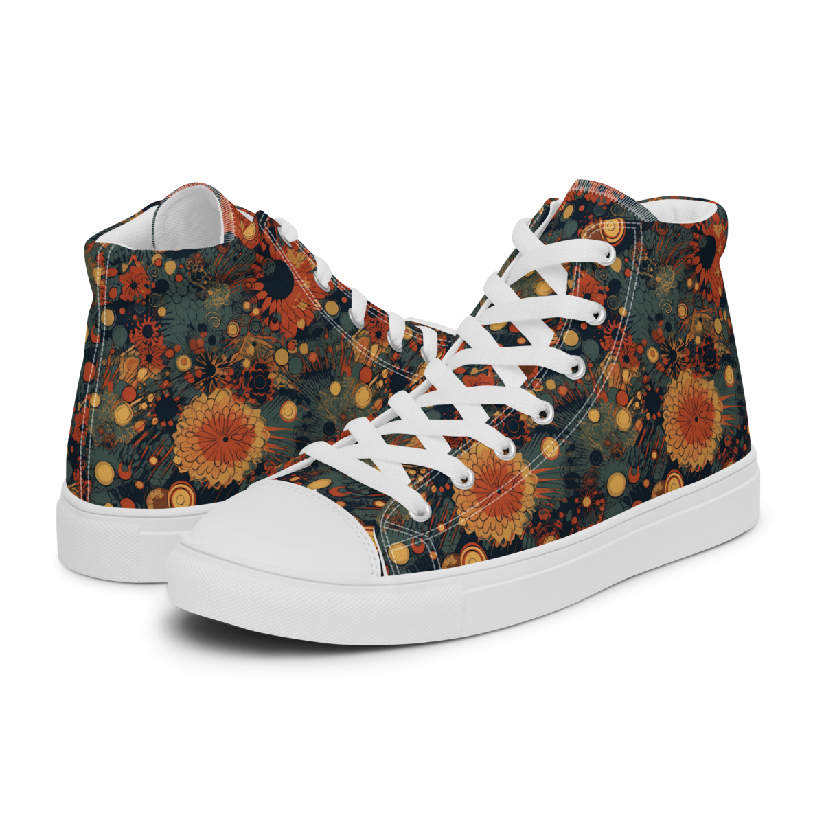 Trampled Flowers - Green/Blue - Women’s Shoe - Image 22