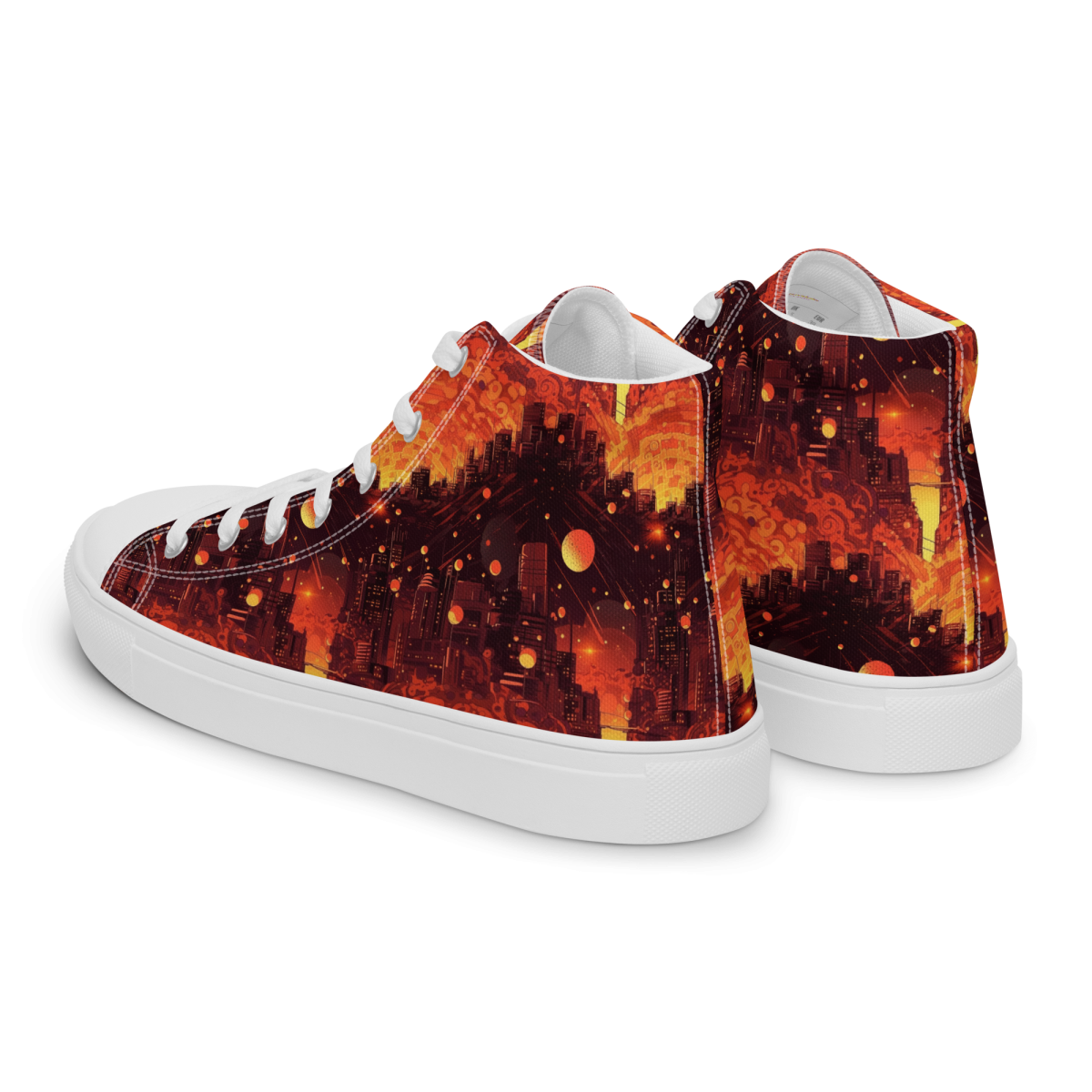 Spiral Flame - Orange/Black - Women’s Shoe - Image 38