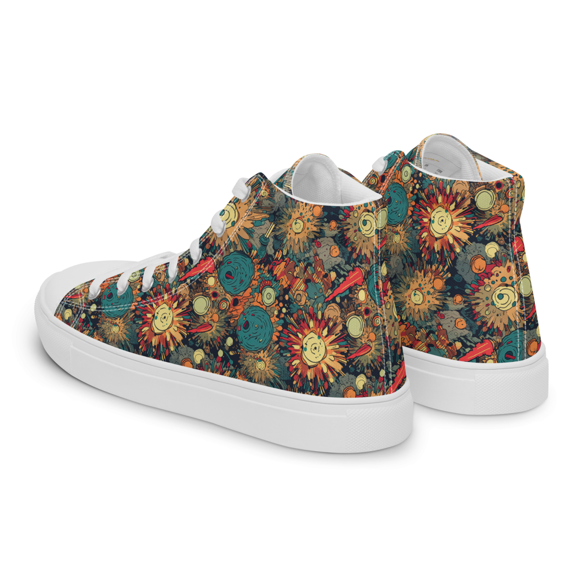 Flaming Fission - Blue/Yellow - Women’s Shoe - Image 37