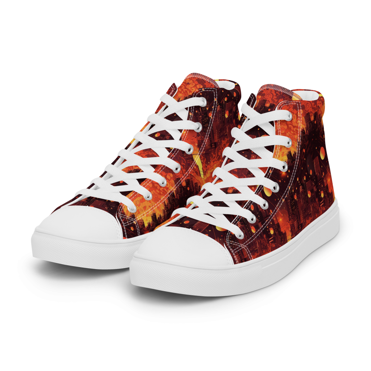 Spiral Flame - Orange/Black - Women’s Shoe - Image 39