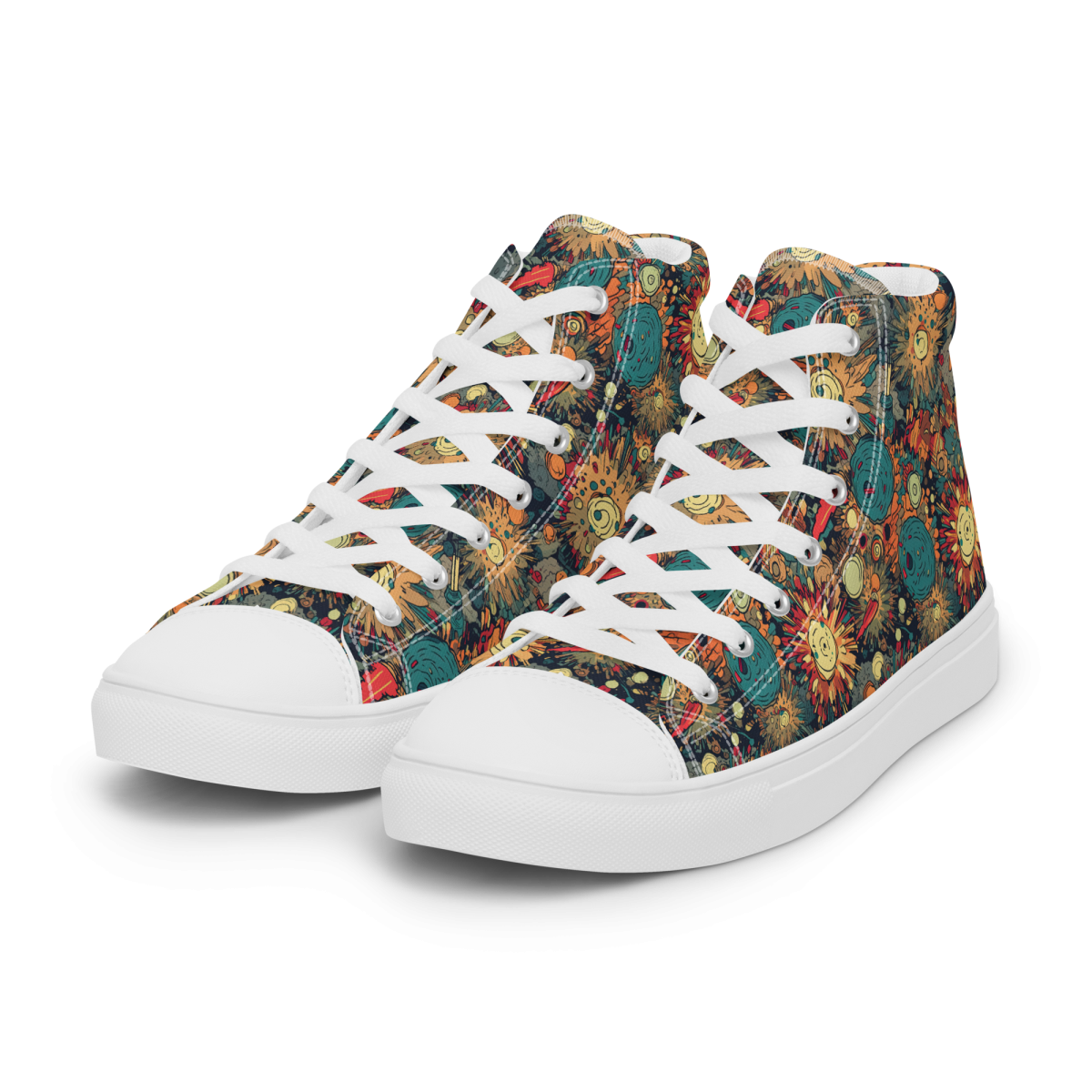 Flaming Fission - Blue/Yellow - Women’s Shoe - Image 38