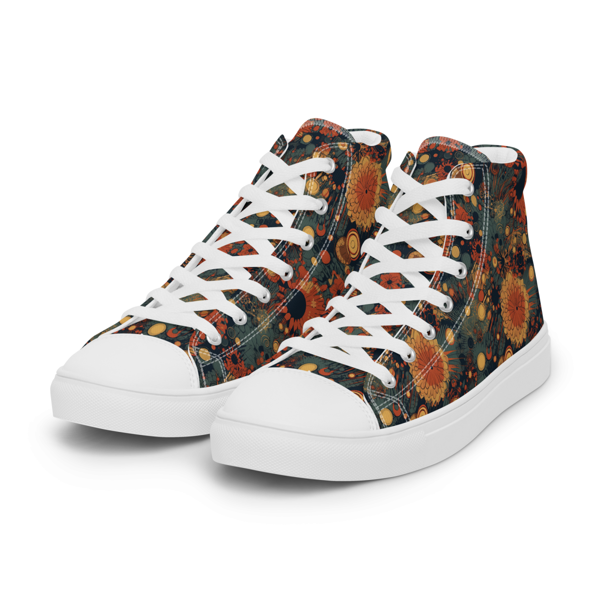 Trampled Flowers - Green/Blue - Women’s Shoe - Image 39