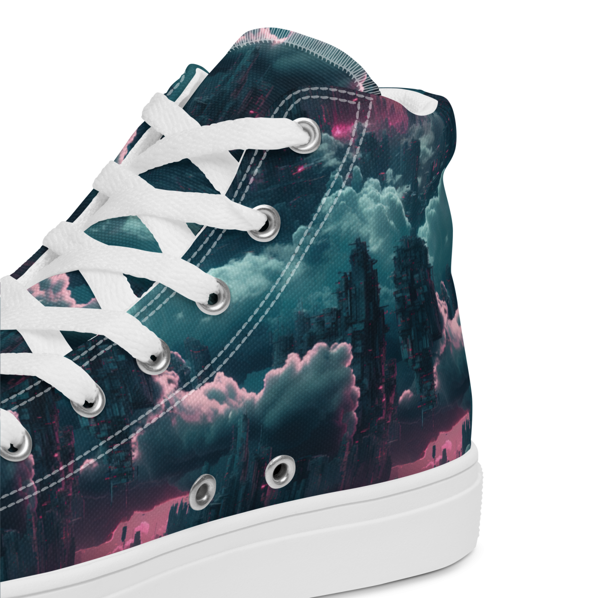 Cloudy Skyscraper - Blue/Magenta - Women’s Shoe - Image 17