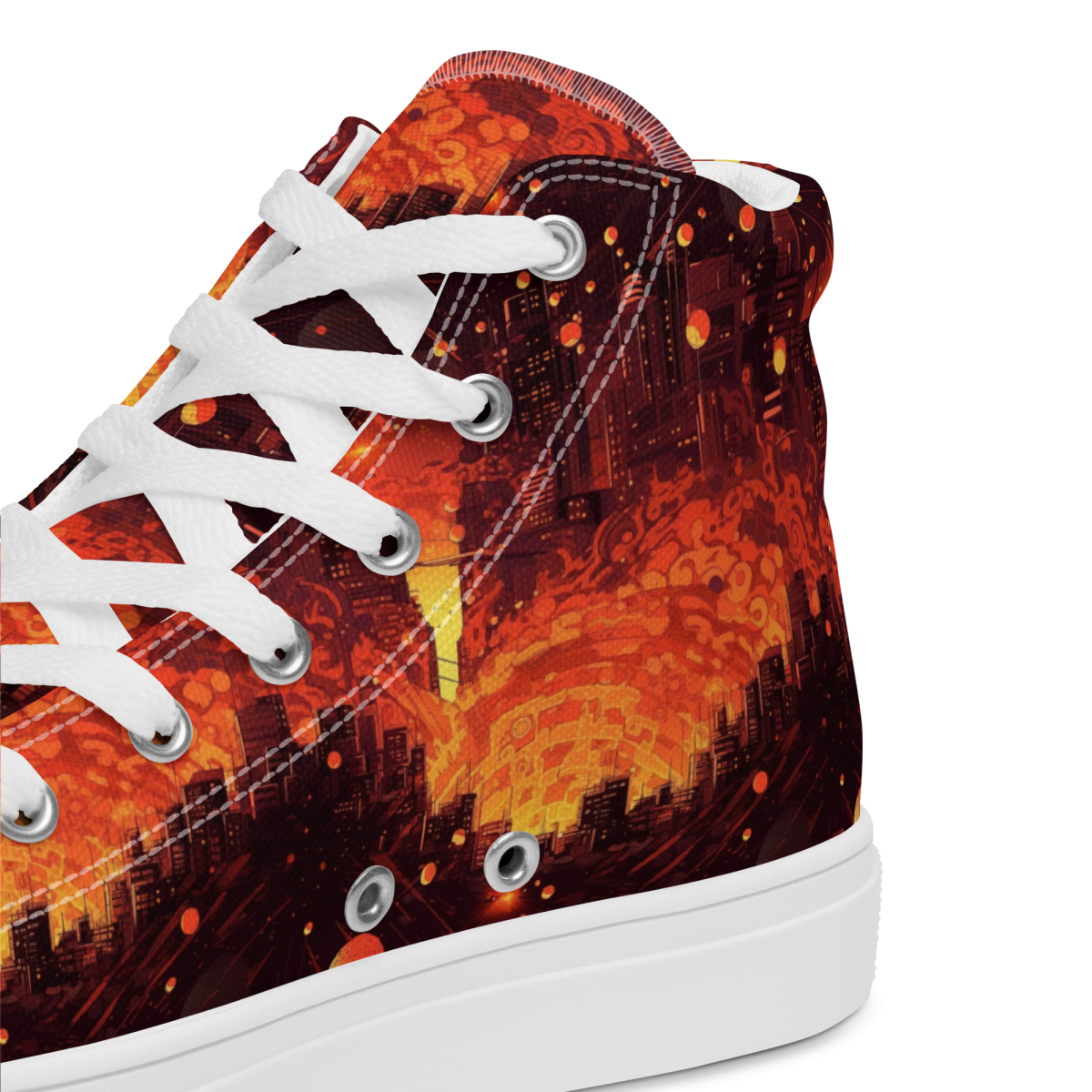 Spiral Flame - Orange/Black - Women’s Shoe - Image 17