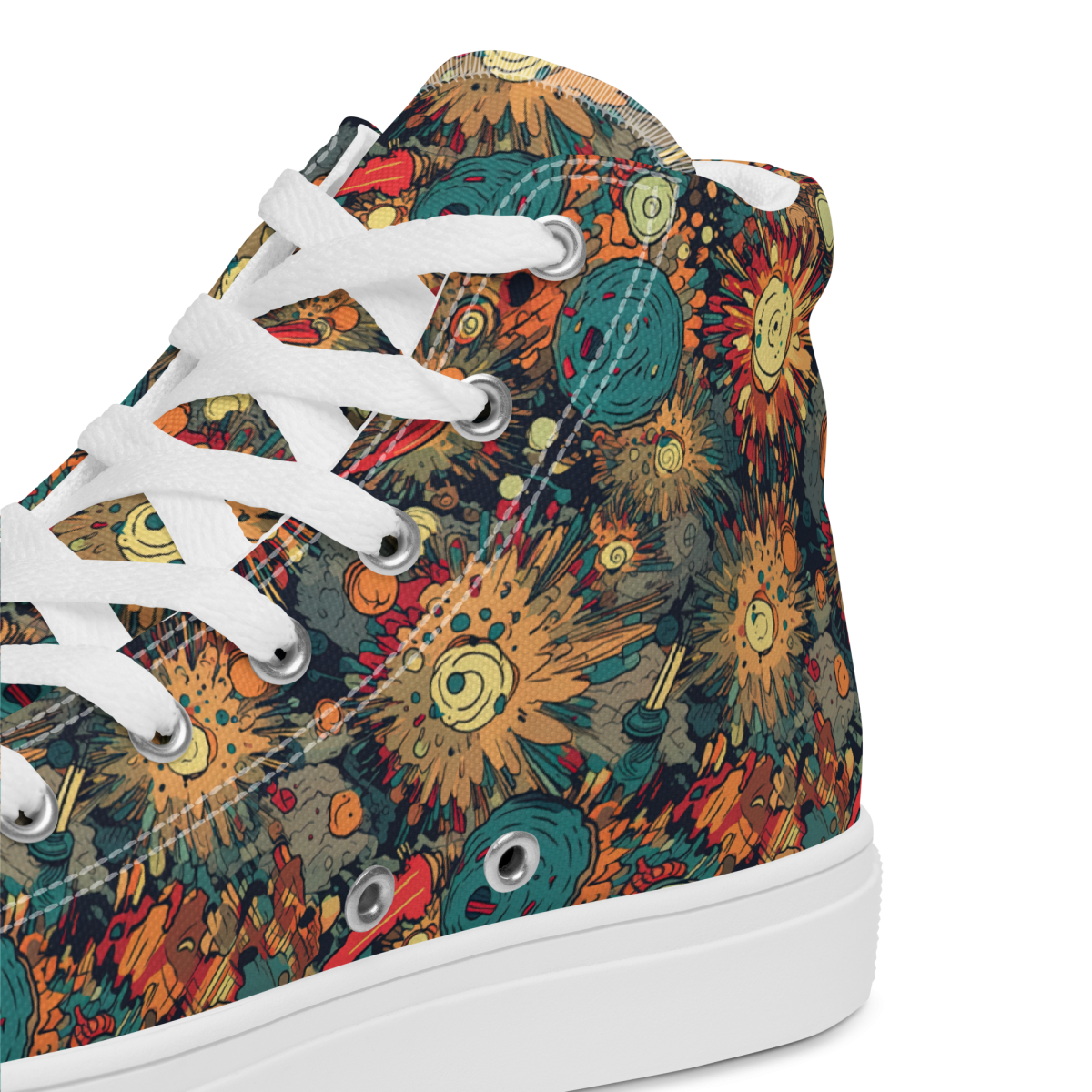 Flaming Fission - Blue/Yellow - Women’s Shoe - Image 16