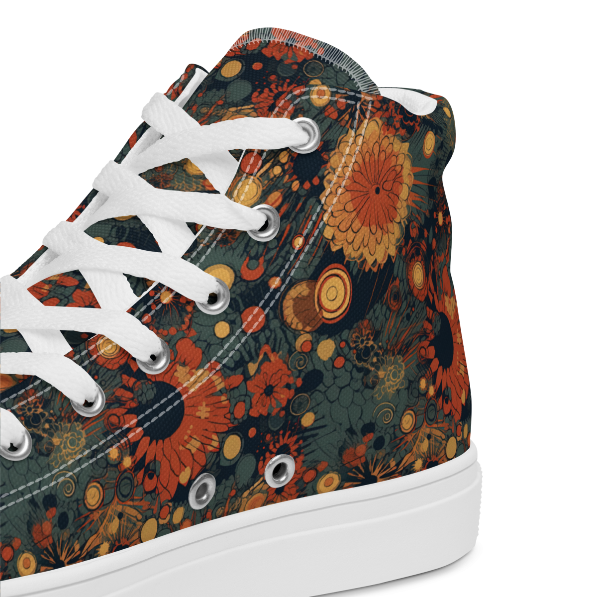 Trampled Flowers - Green/Blue - Women’s Shoe - Image 17