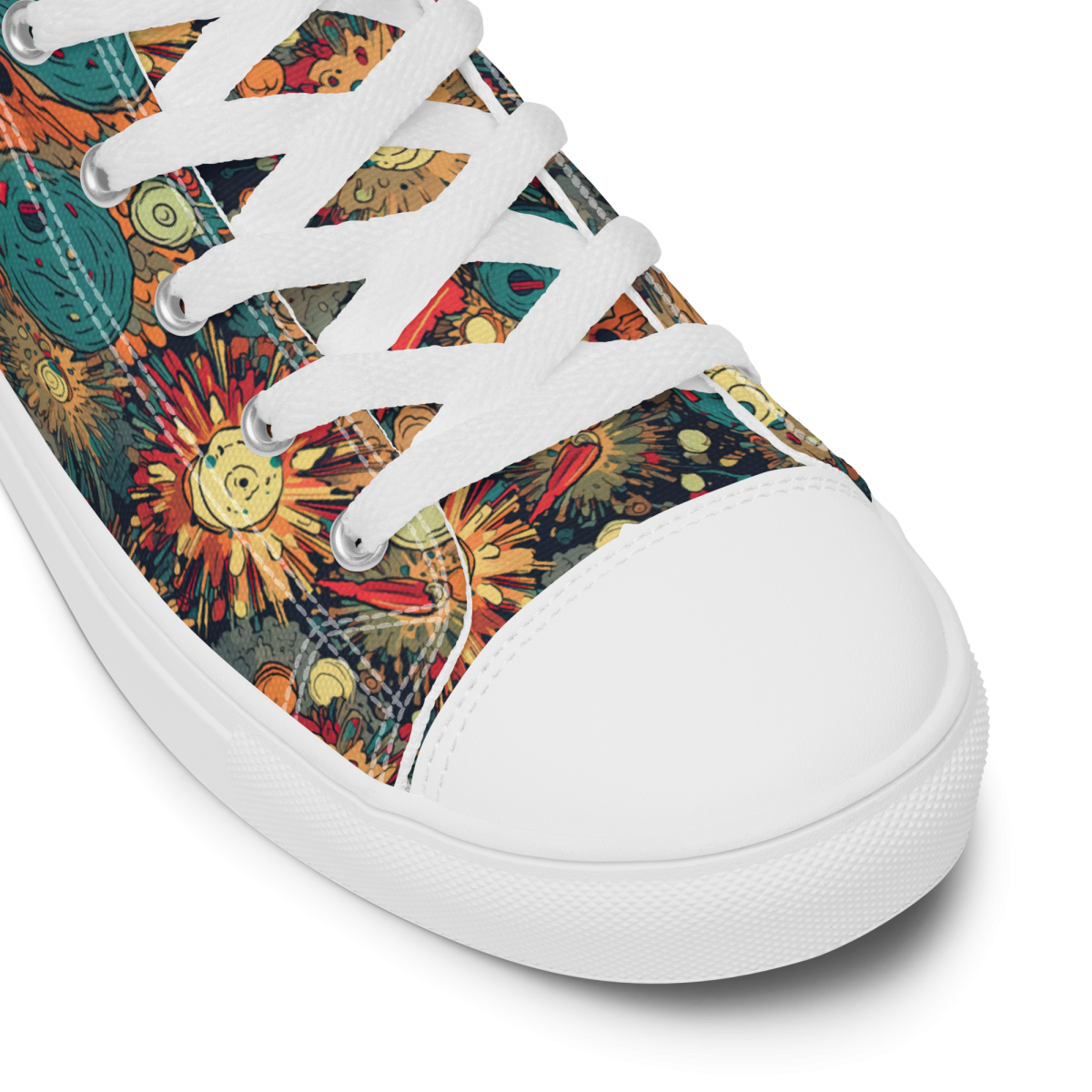 Flaming Fission - Blue/Yellow - Women’s Shoe - Image 17