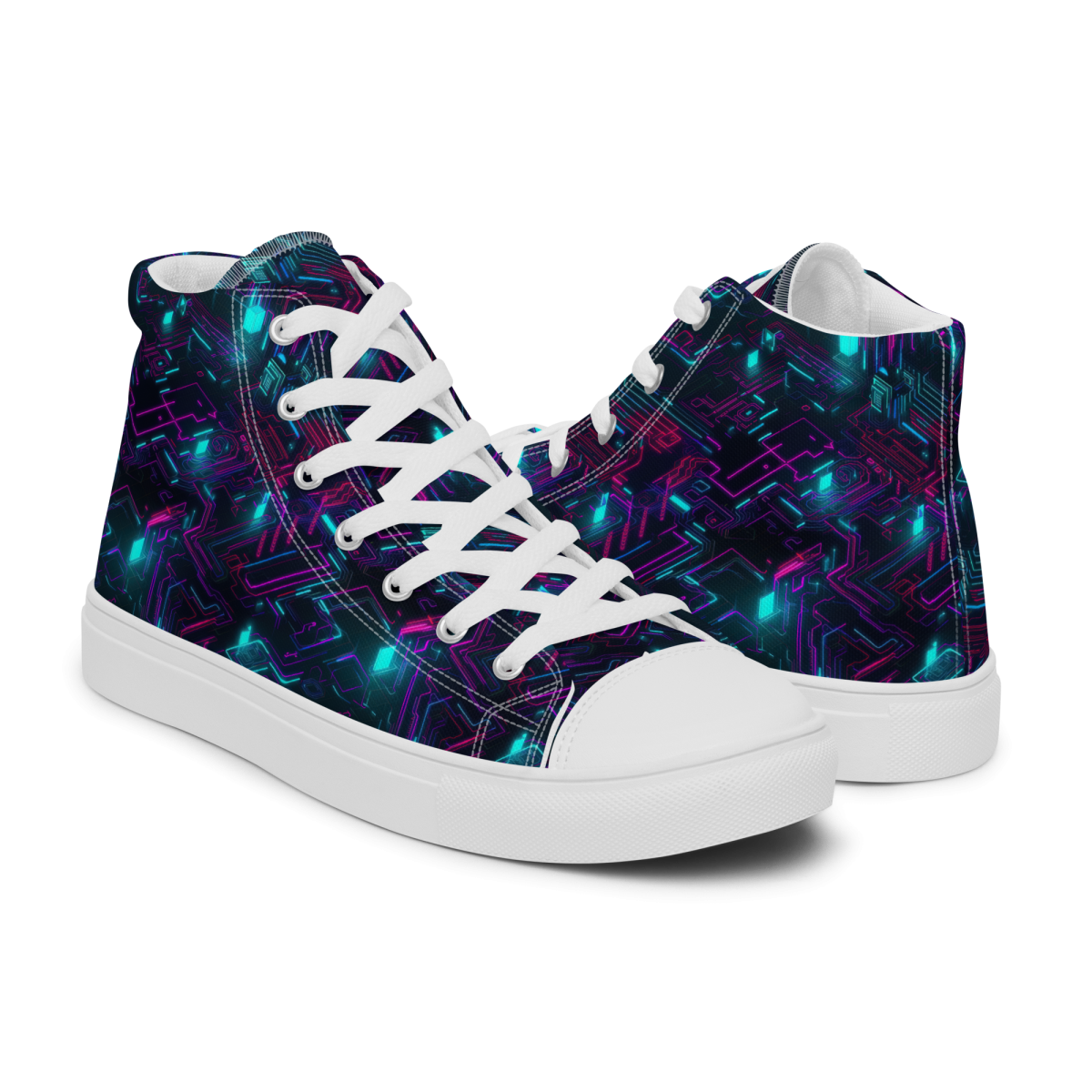 Cyberspace Circuits - Blue - Women’s Shoe - Image 20