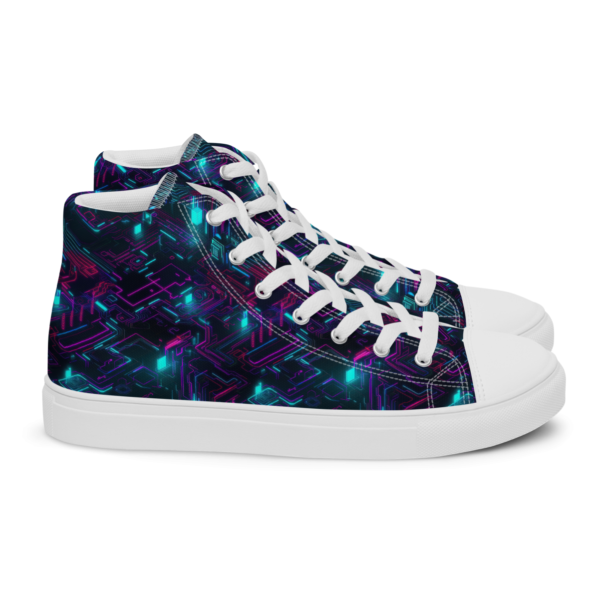 Cyberspace Circuits - Blue - Women’s Shoe - Image 39
