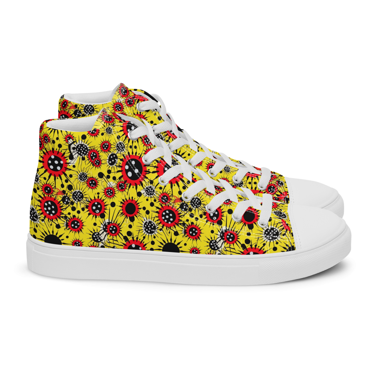 Virus Attack - Yellow/Red - Women’s Shoe - Image 40
