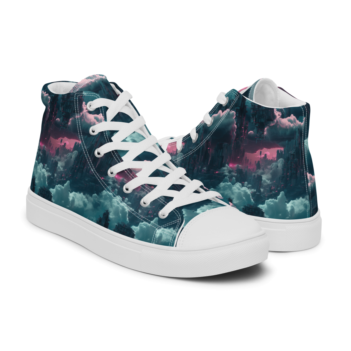 Cloudy Skyscraper - Blue/Magenta - Women’s Shoe - Image 21