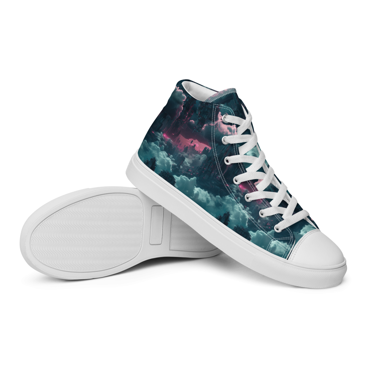 Cloudy Skyscraper - Blue/Magenta - Women’s Shoe - Image 25