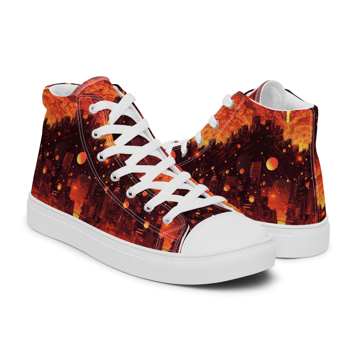 Spiral Flame - Orange/Black - Women’s Shoe - Image 21
