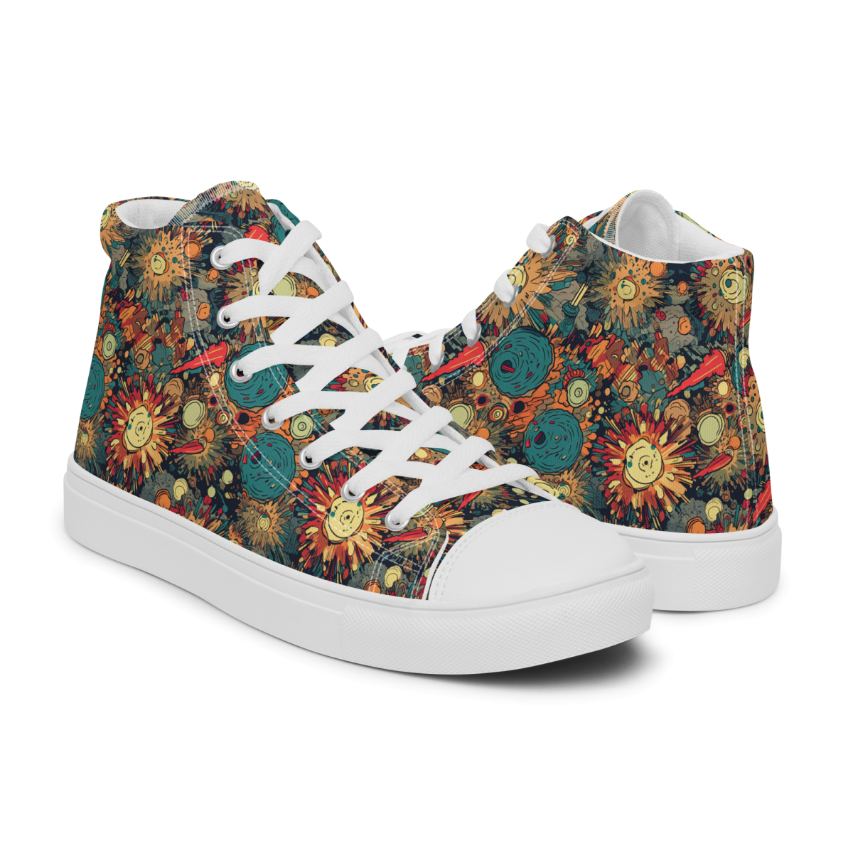 Flaming Fission - Blue/Yellow - Women’s Shoe - Image 20