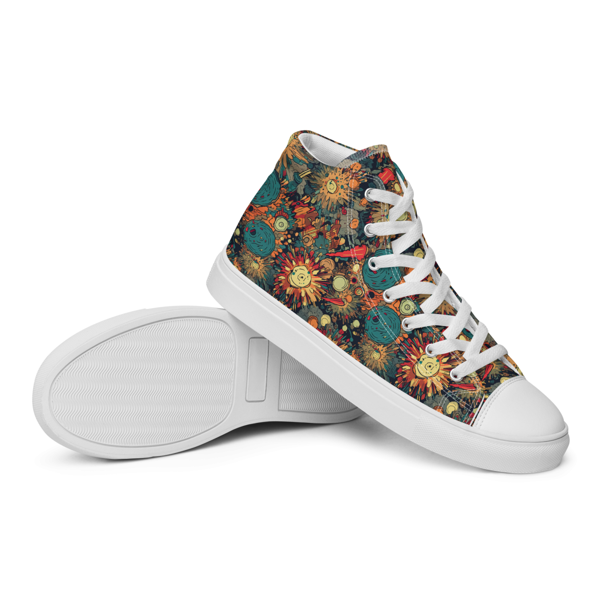 Flaming Fission - Blue/Yellow - Women’s Shoe - Image 24