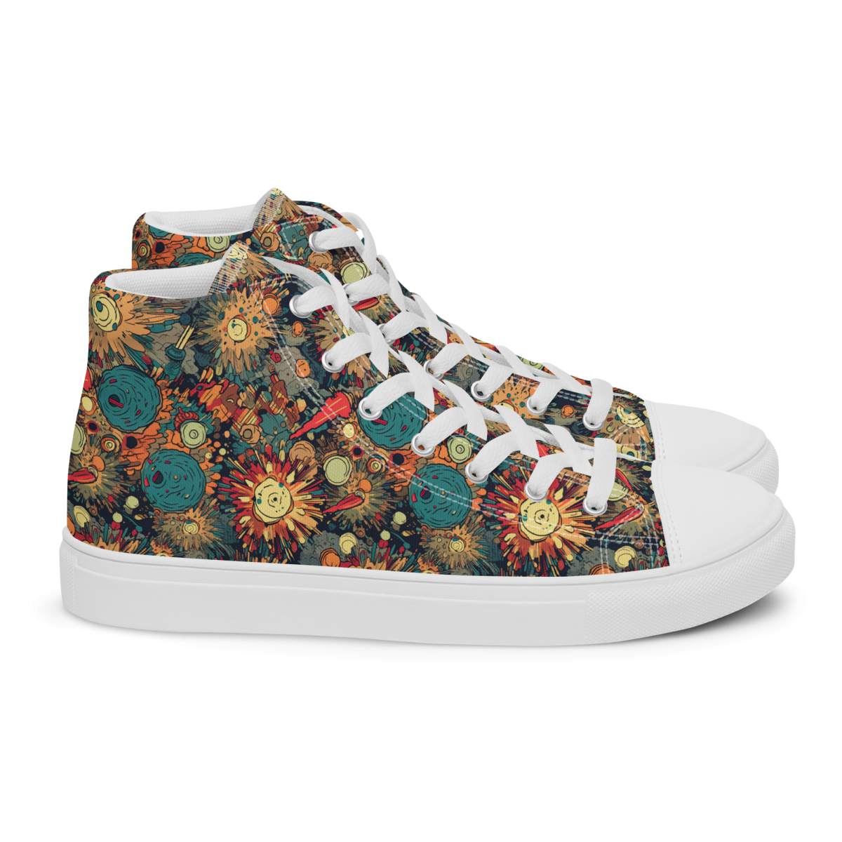 Flaming Fission - Blue/Yellow - Women’s Shoe - Image 39
