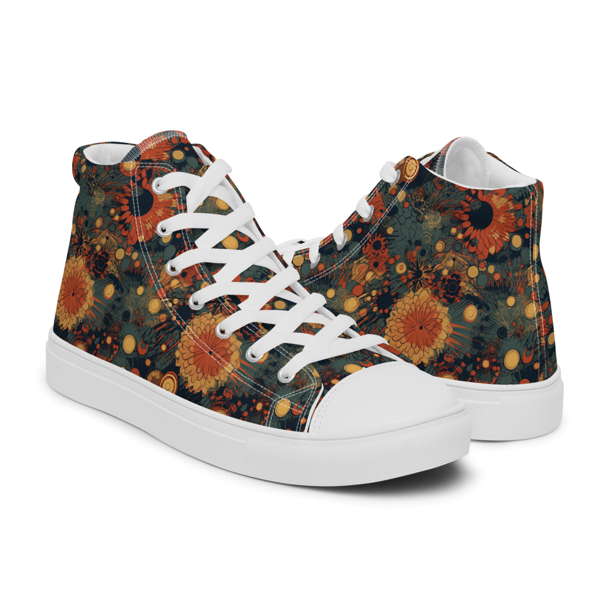 Trampled Flowers - Green/Blue - Women’s Shoe - Image 21