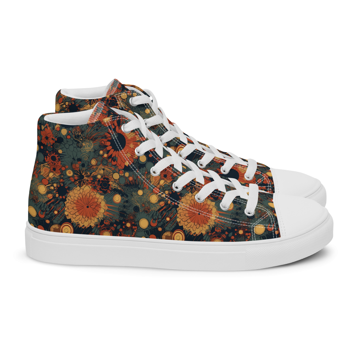 Trampled Flowers - Green/Blue - Women’s Shoe - Image 40