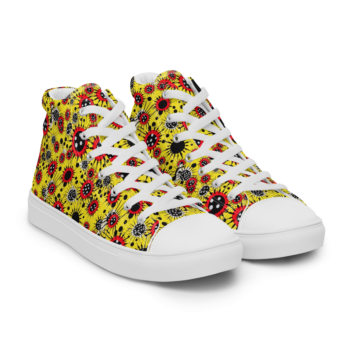 Virus Attack - Yellow/Red - Women’s Shoe - Image 42