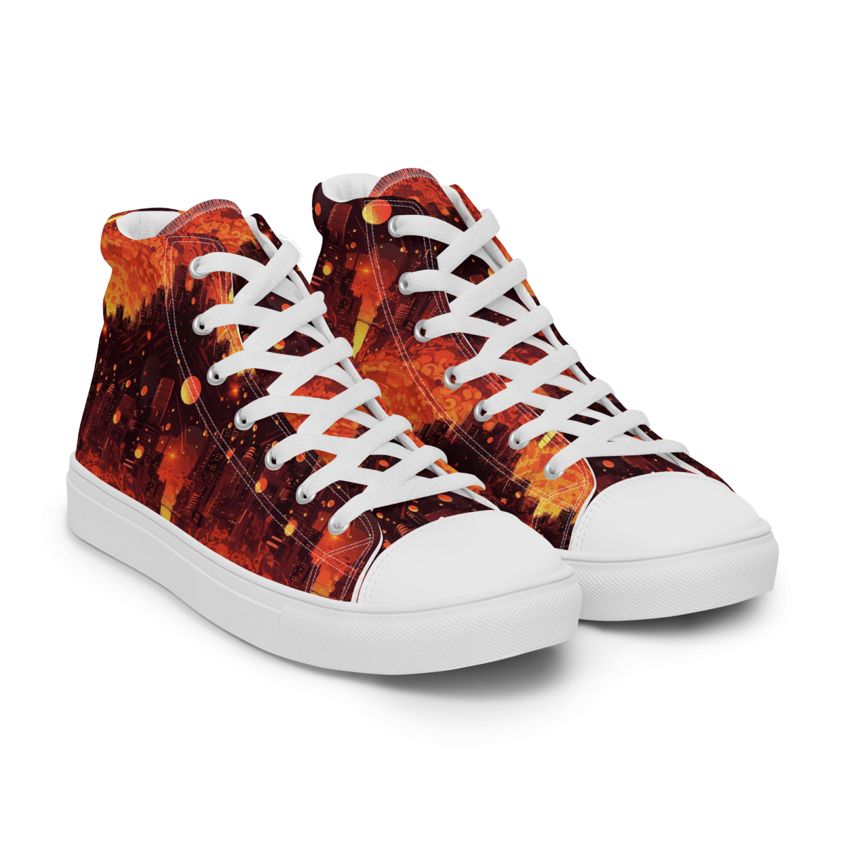 Spiral Flame - Orange/Black - Women’s Shoe - Image 42