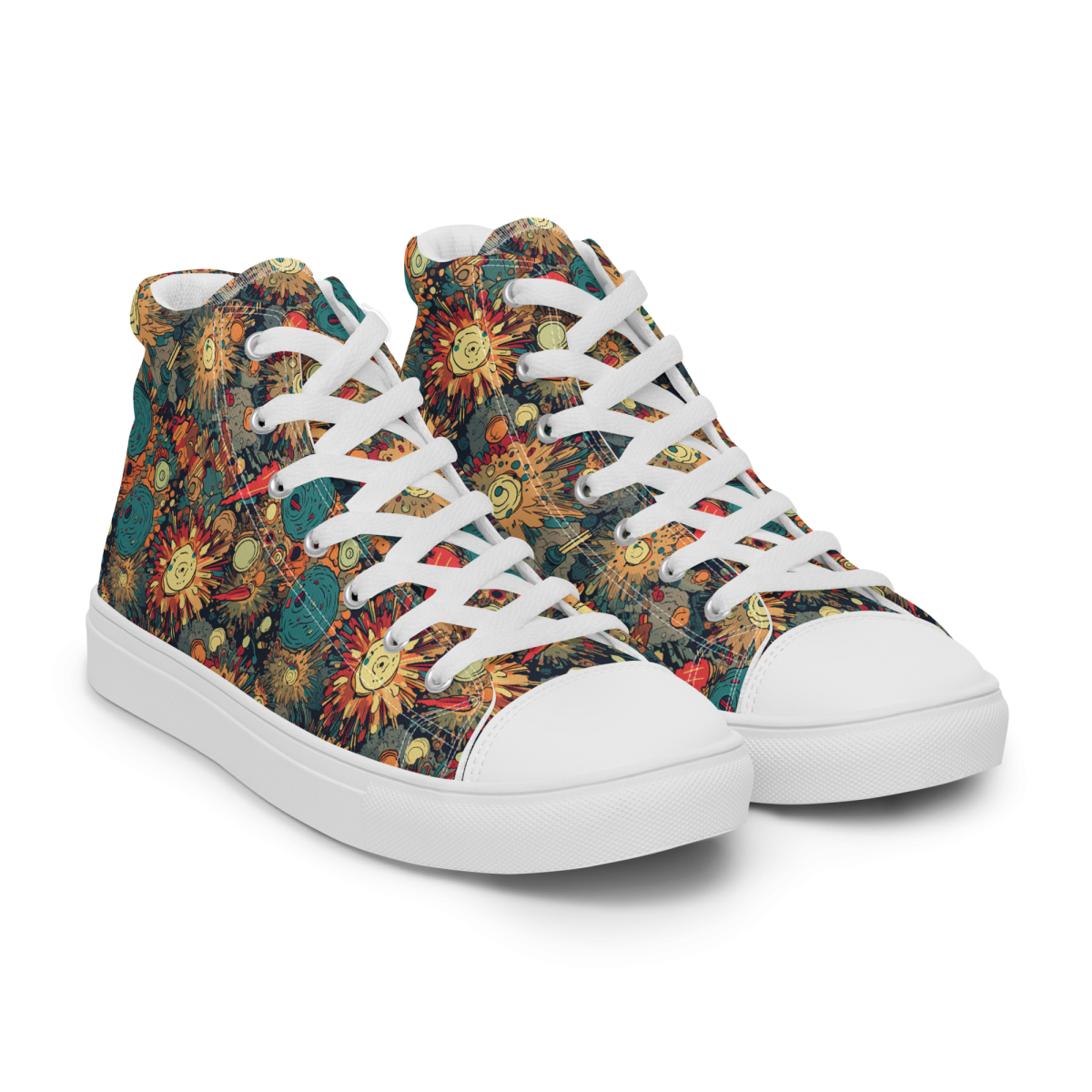 Flaming Fission - Blue/Yellow - Women’s Shoe - Image 41