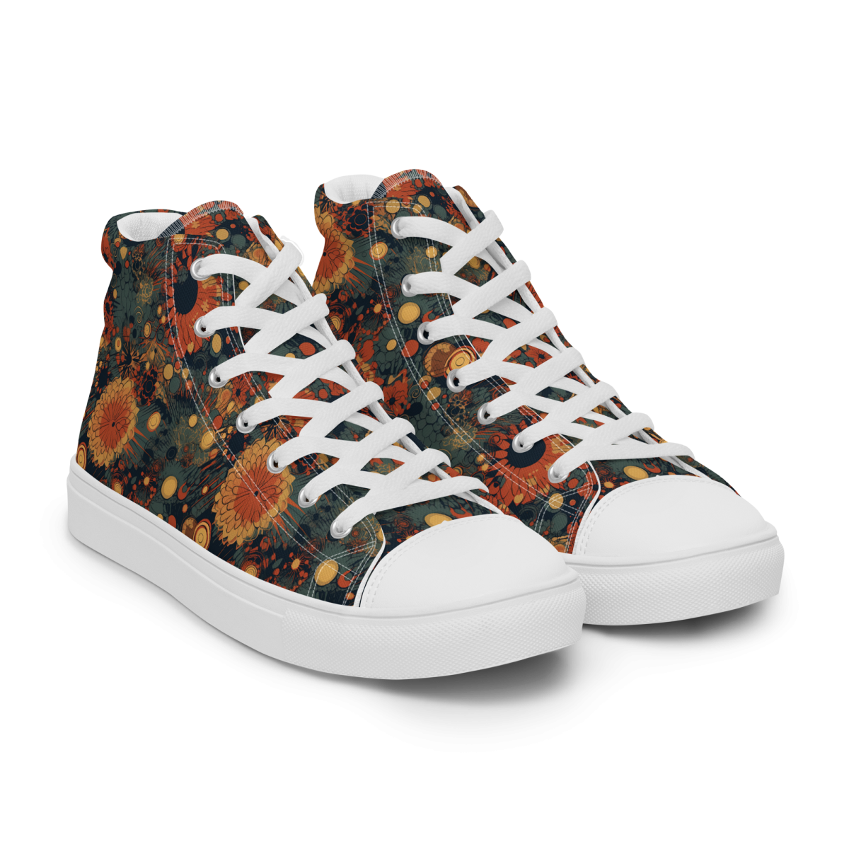 Trampled Flowers - Green/Blue - Women’s Shoe - Image 42
