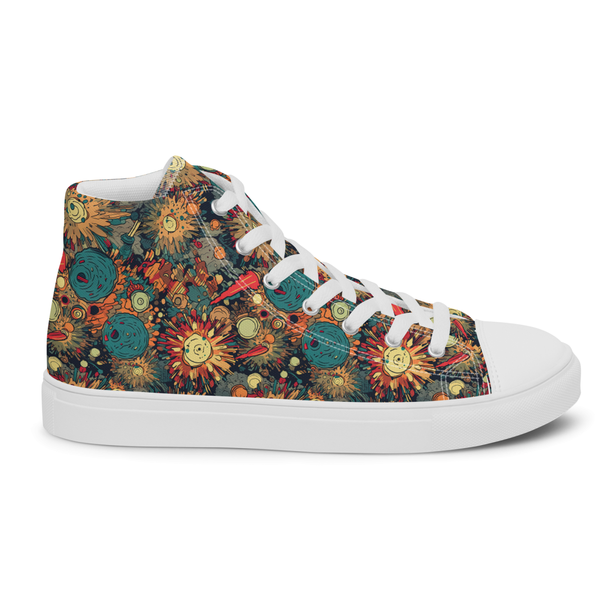 Flaming Fission - Blue/Yellow - Women’s Shoe - Image 25