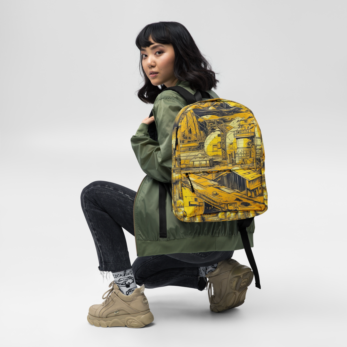 Moon Base - Yellow - Backpack - Image 2