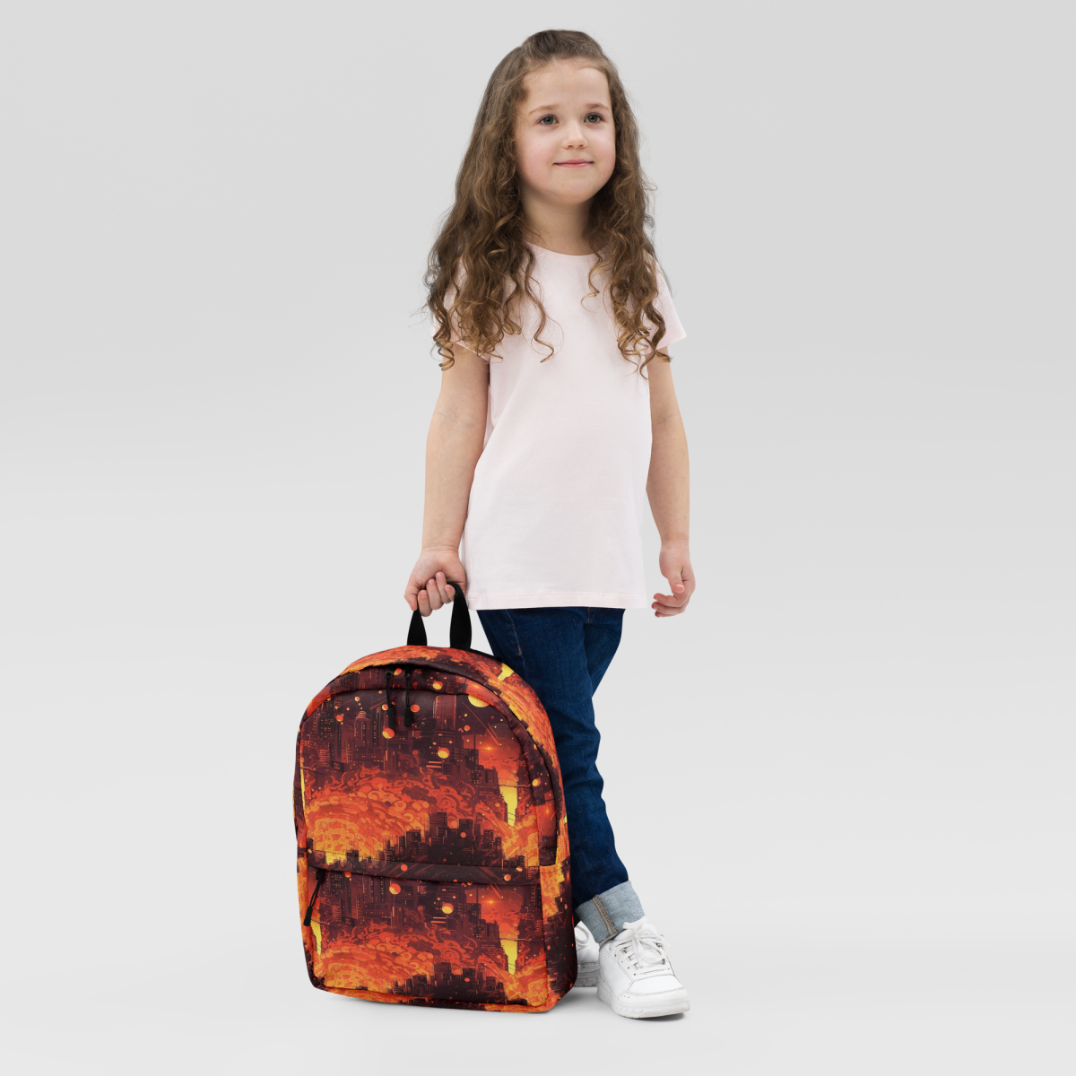 Spiral Flame - Orange/Black - Backpack - Image 4