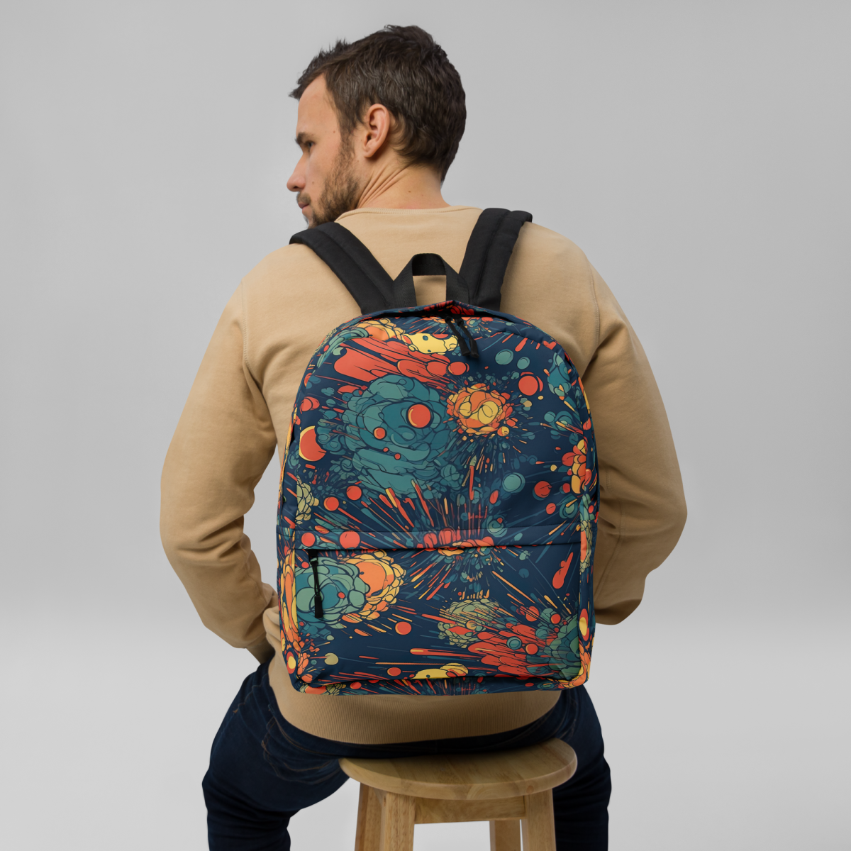 Subatomic Schism - Dark Blue - Backpack - Image 3